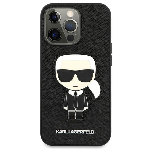 Калъф Karl Lagerfeld Pu Saffiano за Iphone 13 Pro Черен