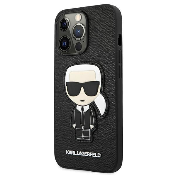 Калъф Karl Lagerfeld Pu Saffiano за Iphone 13 Pro Max Черен