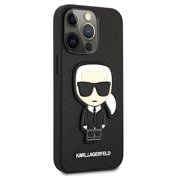 Калъф Karl Lagerfeld Pu Saffiano за Iphone 13 Pro Max Черен