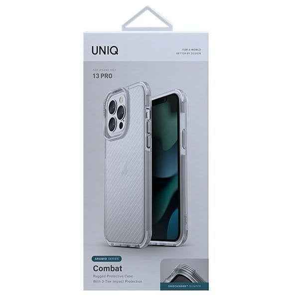 Калъф UNIQ Combat за iPhone 13 Pro / 6.1’ арамид бял