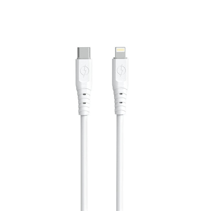 Кабел Dudao TGL3X USB - C към Lightning 6A 65W PD бял