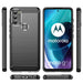 Carbon Case Гъвкав Кейс за Motorola Moto G71 5G black