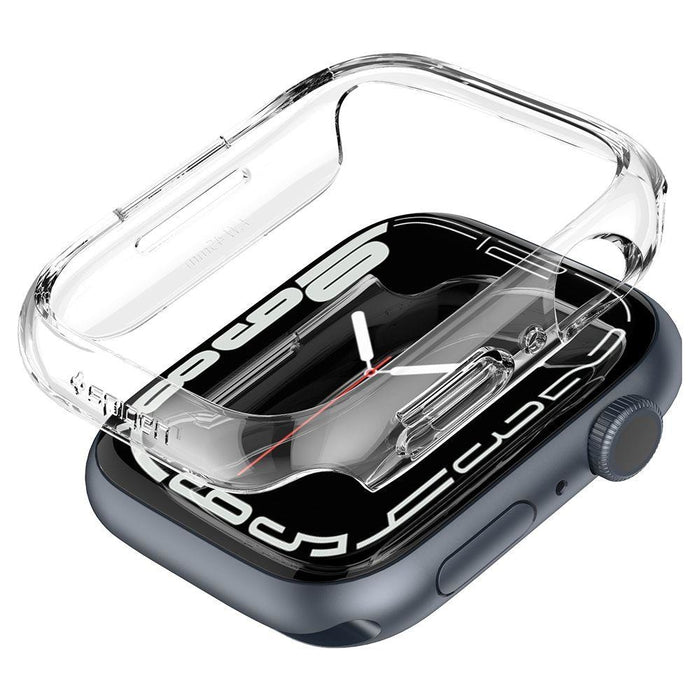 Калъф Spigen Thin Fit за Apple Watch 7 45mm Crystal Clear