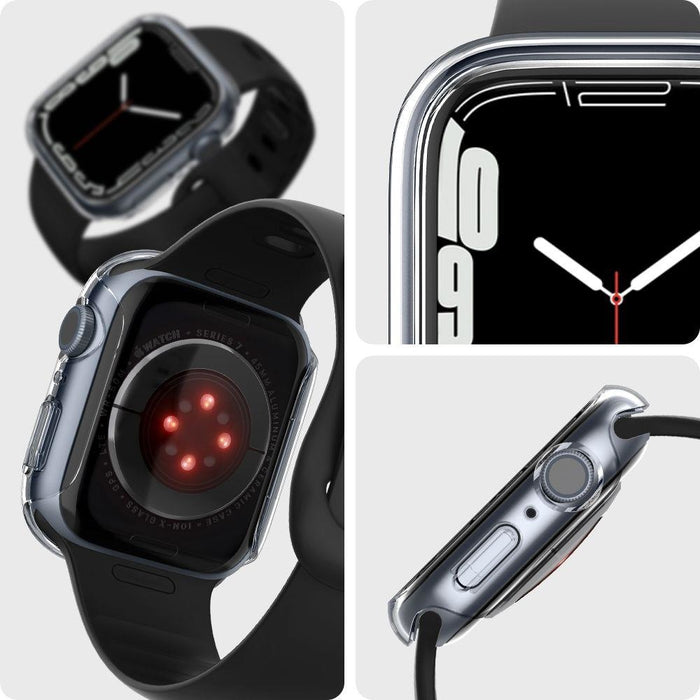 Калъф Spigen Thin Fit за Apple Watch 7 45mm Crystal Clear