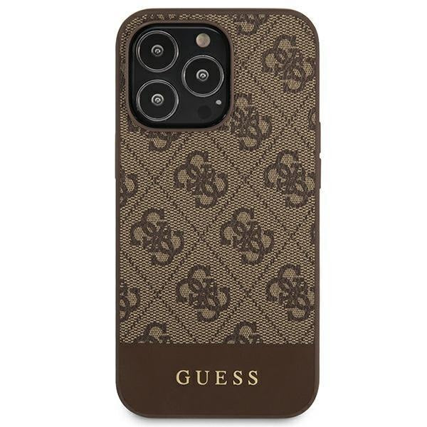 Калъф Guess GUHCP13LG4GLBR за iPhone 13 Pro / 6.1’ кафяв