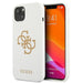 Калъф Guess GUHCP13SLS4GGWH за iPhone 13 mini 5.4’ бял