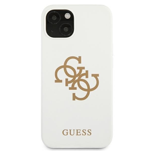 Калъф Guess GUHCP13SLS4GGWH за iPhone 13 mini 5.4’ бял