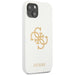 Калъф Guess GUHCP13SLS4GGWH за iPhone 13 mini 5.4’ бял