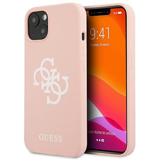 Калъф Guess GUHCP13SLS4GWPI за iPhone 13 mini 5.4’ розов