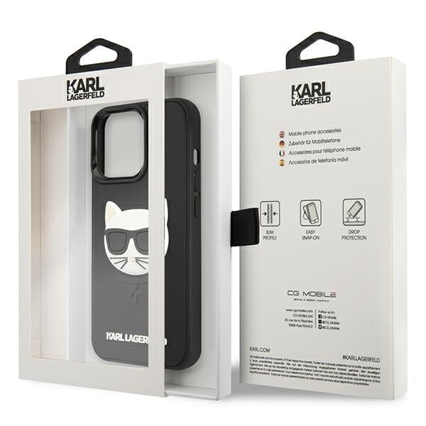 Калъф Karl Lagerfeld KLHCP13LCH3DBK за iPhone 13 Pro