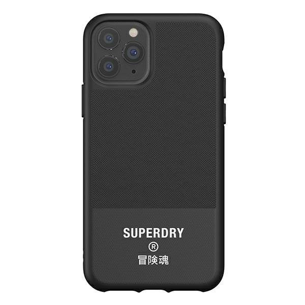 Кейс SuperDry Molded Canvas за Apple iPhone 11 Pro Max Черен