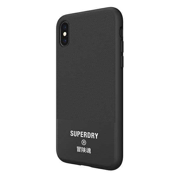 Кейс SuperDry Molded Canvas за Apple iPhone X/XS Черен