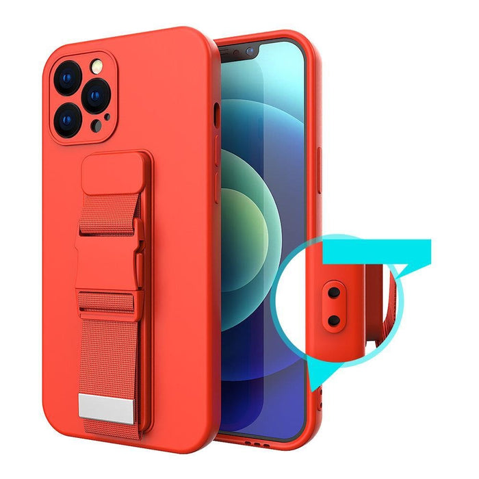 Кейс Rope Case с каишка за Xiaomi Poco X4 Pro 5G черен