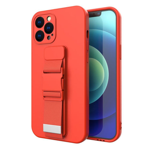 Кейс Rope Case с каишка за Xiaomi Poco X4 Pro 5G червен