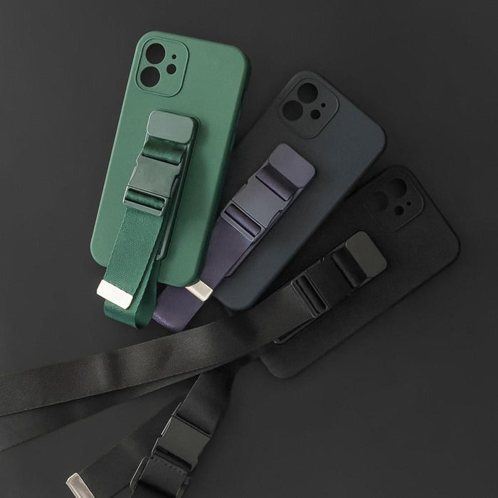 Кейс Rope Case с каишка за Xiaomi Poco M4 Pro 5G тъмносин