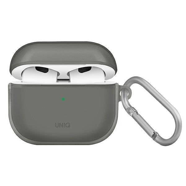 Калъф UNIQ Glase за Apple AirPods 3 опушено сив