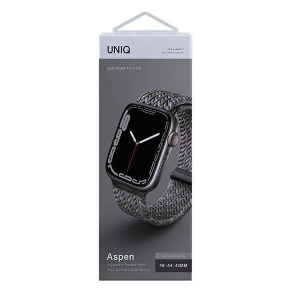 Резервна каишка Uniq Aspen за Apple Watch 40/38/41mm Сив