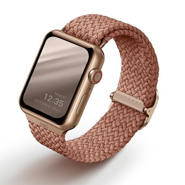 Оплетена каишка Aspen за Apple Watch 44/42/45mm Розов