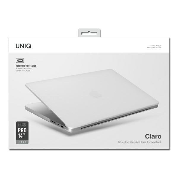 Кейс Uniq case Claro за MacBook Pro 14’ (2021) прозрачен