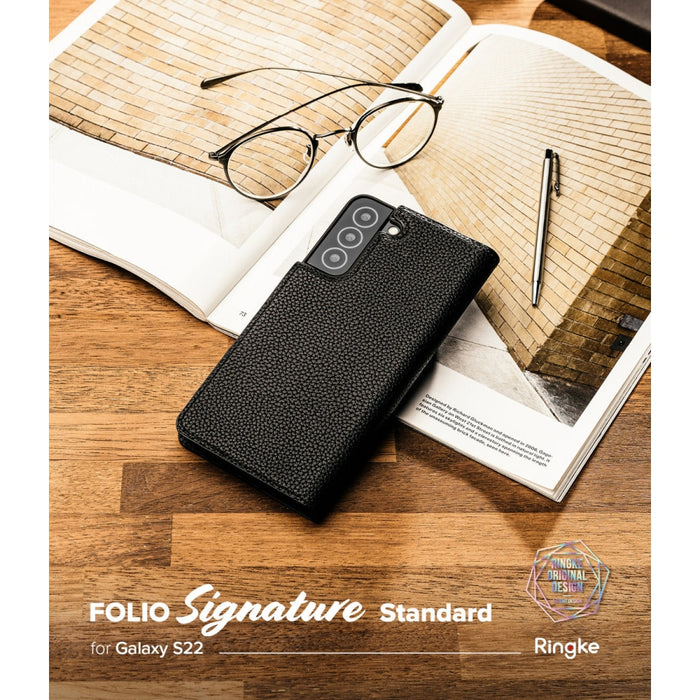 Калъф Ringke Folio Signature Flip Leather за Samsung