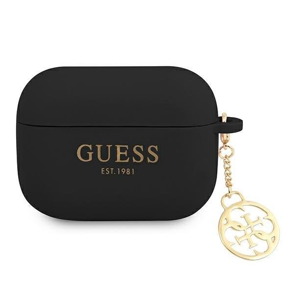 Калъф Guess GUAPLSC4EK Silicone Charm Collection за