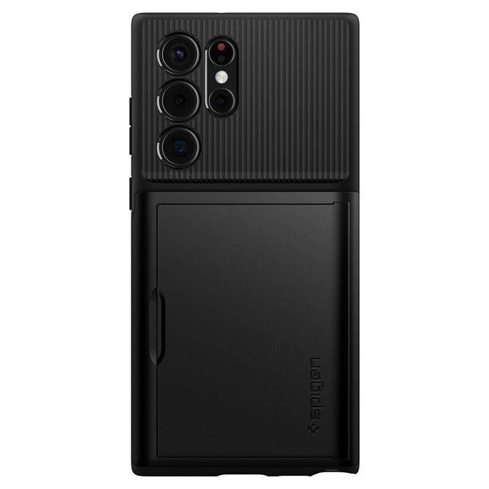 Кейс Spigen Slim Armor CS за Samsung Galaxy S22 Ultra Черен