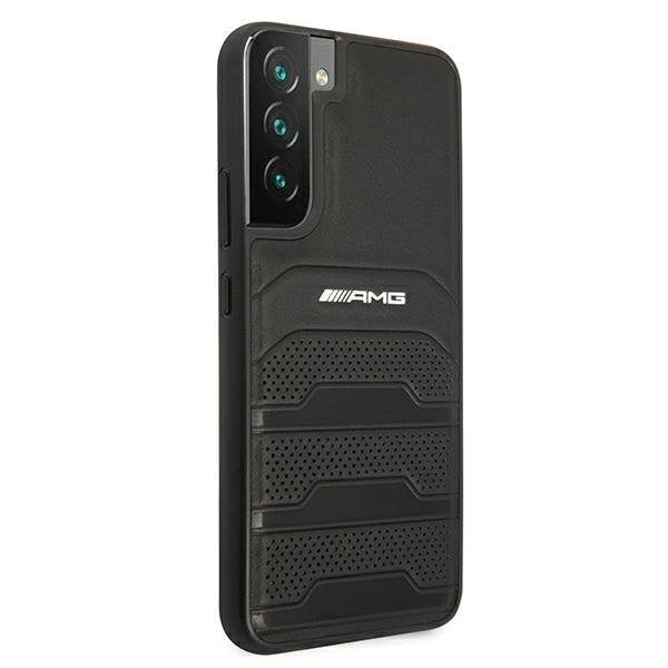 Гръб Mercedes AMG leather за Samsung Galaxy S22 Черен