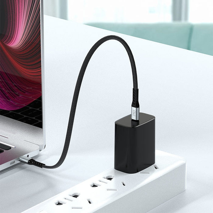 Кабел Dudao L10C USB Type C към PD100W черен (L10C)