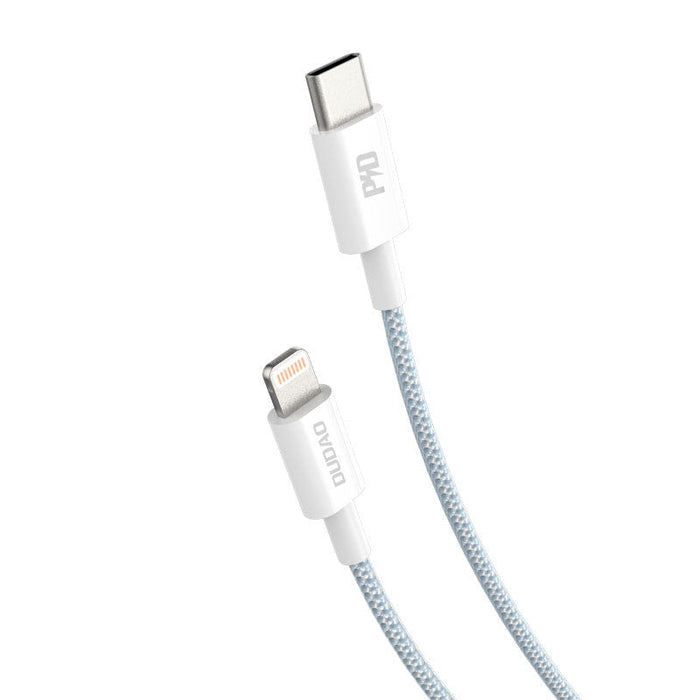 Кабел Dudao L6E USB Type C към Lightning PD 20W бял (L6E)