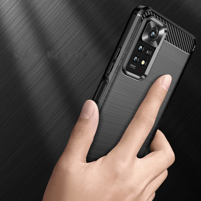 Carbon Case Гъвкав Кейс за Xiaomi Redmi Note 11