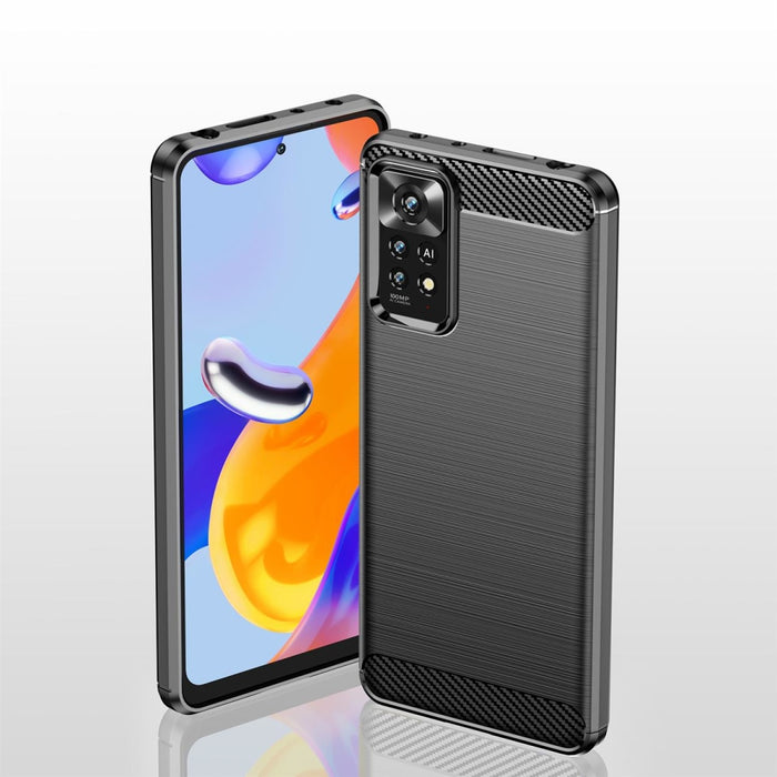 Carbon Case Гъвкав Кейс за Xiaomi Redmi Note 11