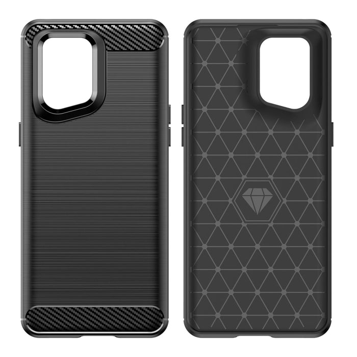 Carbon Case Гъвкав Кейс за Oppo Find X5 Pro black