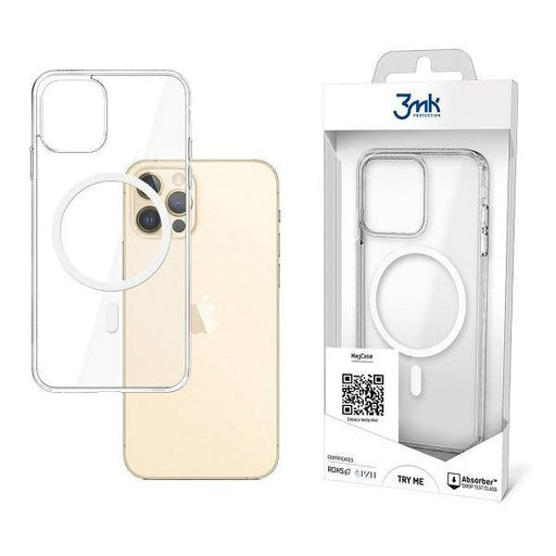 Kейс - гръб 3mk MagCase за Apple iPhone 12 Pro Max Прозрачен