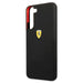 Гръб FERRARI силикон кейс за Samsung Galaxy S22 Plus Черен