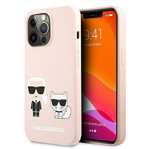 Калъф Karl Lagerfeld KLHMP13LSSKCI Silicone Ikonik &