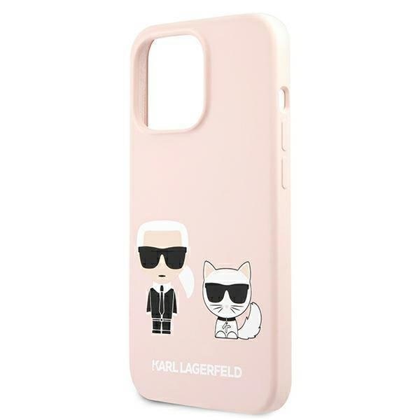 Калъф Karl Lagerfeld KLHMP13LSSKCI Silicone Ikonik &