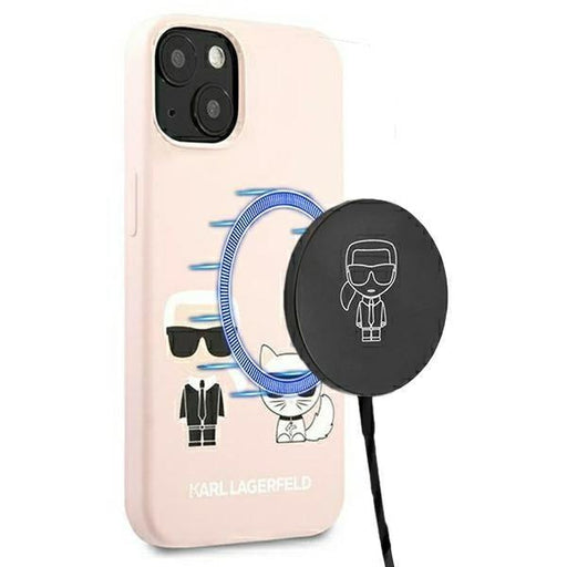 Калъф Karl Lagerfeld KLHMP13MSSKCI Silicone Ikonik &