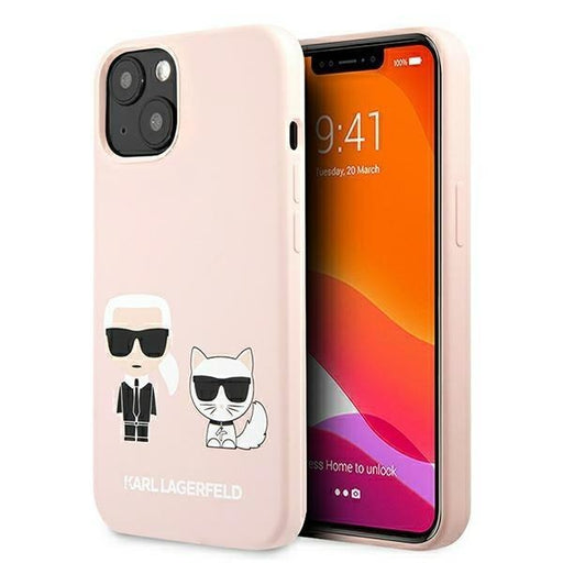 Калъф Karl Lagerfeld KLHMP13MSSKCI Silicone Ikonik &