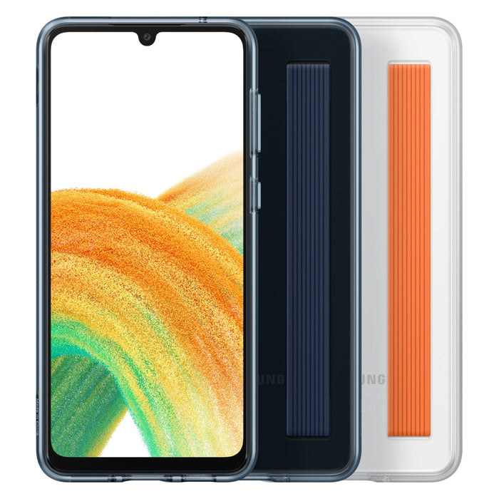 Кейс Samsung Slim Strap Cover за Galaxy A33 Черен