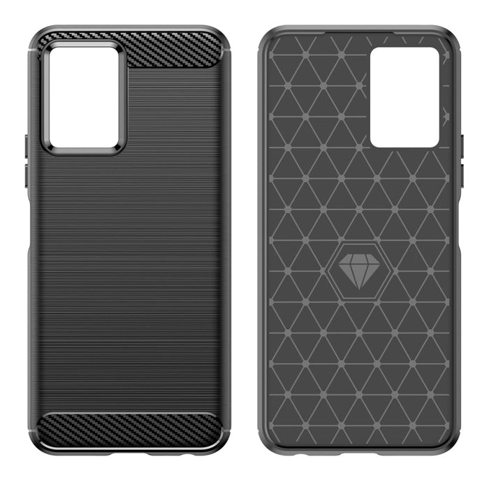 Carbon Case Гъвкав Кейс за Vivo Y55 / Y75 Y33s