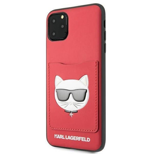 Твърд гръб Karl Lagerfeld Embossed Card Slot за