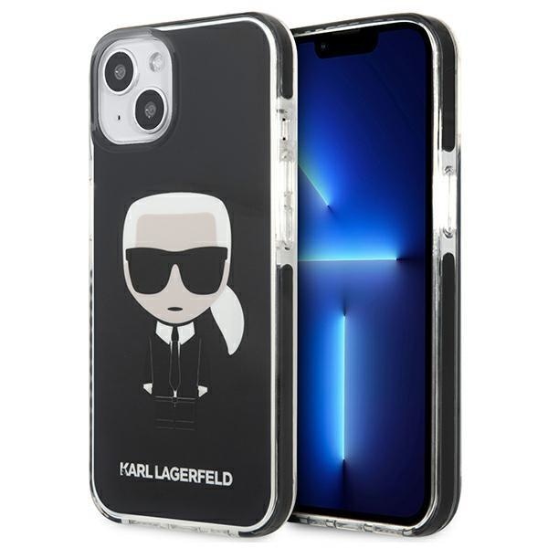 Кейс Karl Lagerfeld Iconik за Apple iPhone 13 mini Черен