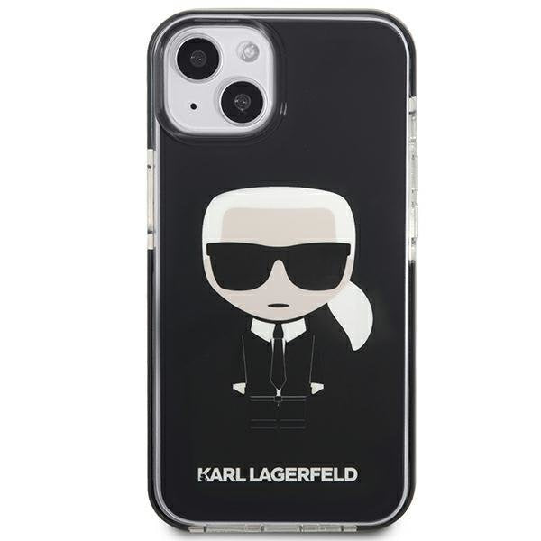 Кейс Karl Lagerfeld Iconik за Apple iPhone 13 mini Черен