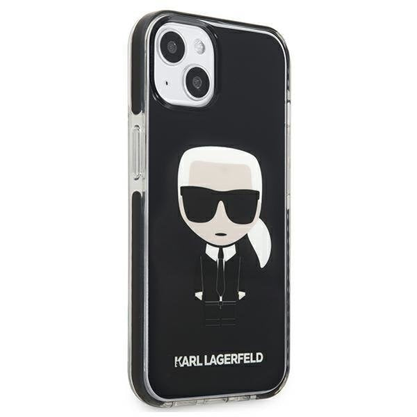 Кейс Karl Lagerfeld Iconik за Apple iPhone 13 mini Черен