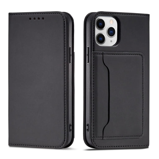 Калъф с отделение за карти Magnet Card Case iPhone 12 черен