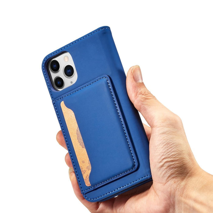 Калъф с отделение за карти Magnet Card Case iPhone 12 син