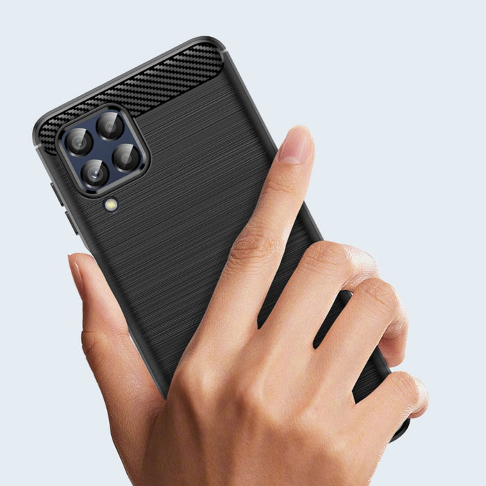 Carbon Case Гъвкав Кейс за Samsung Galaxy M53 5G black