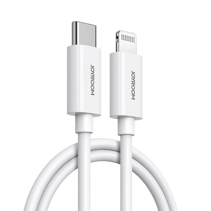 Кабел Joyroom USB Type C към Lightning 27W PD 1.2m Бял