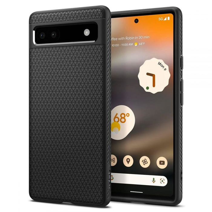 Кейс Spigen Liquid Air за Google Pixel 6A черен (20919 - 0)