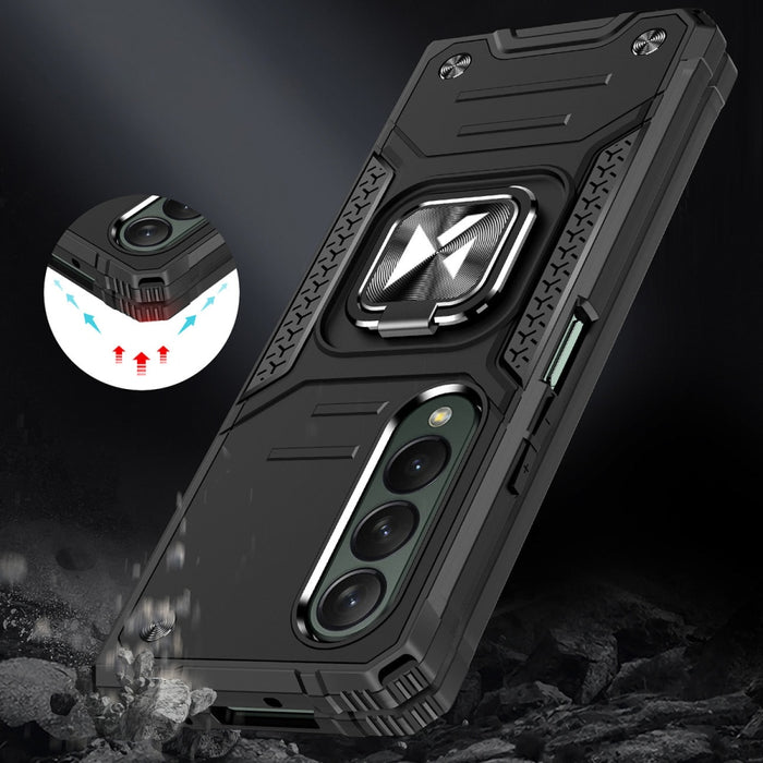 Кейс Wozinsky Ring Armor за Samsung Galaxy Z Fold4 черен